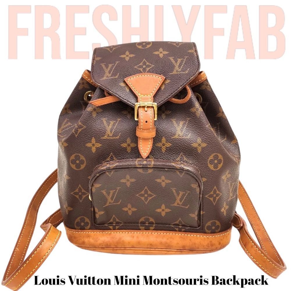Louis Vuitton Mini Montsouris Backpack (Authentic)